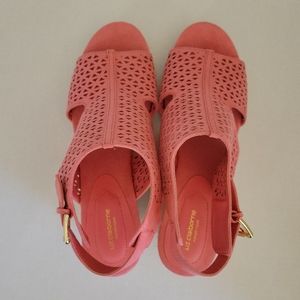 Liz Claiborne Heel Strap Wedge Sandals